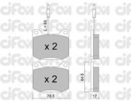 Комплект тормозных колодок CIFAM 822-080-0