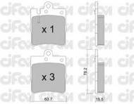Комплект тормозных колодок CIFAM 822-344-0
