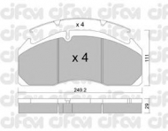 Комплект тормозных колодок CIFAM 822-593-0