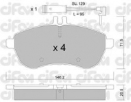 Комплект тормозных колодок CIFAM 822-665-0K