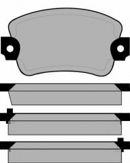 Комплект тормозных колодок Brake ENGINEERING PA308