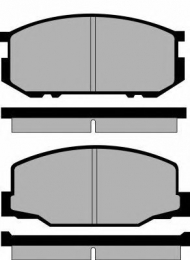 Комплект тормозных колодок Brake ENGINEERING PA407