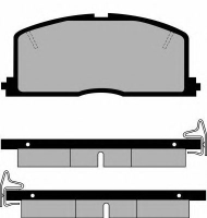 Комплект тормозных колодок Brake ENGINEERING PA411
