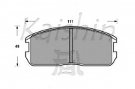 Комплект тормозных колодок KAISHIN D6010