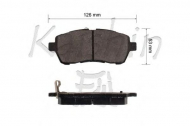 Комплект тормозных колодок KAISHIN FK0051