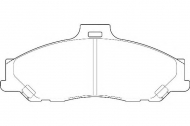 Комплект тормозных колодок WAGNER WBP23540A