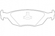 Комплект тормозных колодок WAGNER WBP21089A