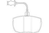 Комплект тормозных колодок WAGNER WBP21160A