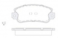 Комплект тормозных колодок KOSHIMO 1850.0058167