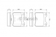 Комплект тормозных колодок BOSCH 0 986 424 411