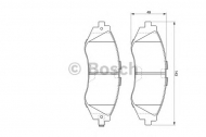 Комплект тормозных колодок BOSCH 0 986 424 474
