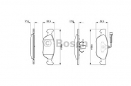 Комплект тормозных колодок BOSCH 0 986 424 510