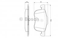 Комплект тормозных колодок BOSCH 0 986 424 540