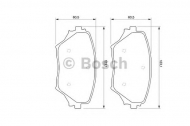 Комплект тормозных колодок BOSCH 0 986 424 719