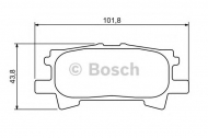 Комплект тормозных колодок BOSCH 0 986 494 224