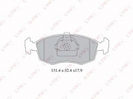 Комплект тормозных колодок LYNXauto BD-2807