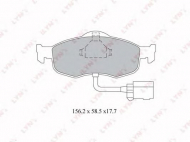 Комплект тормозных колодок LYNXauto BD-3012