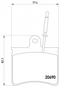 Комплект тормозных колодок HELLA PAGID 8DB 355 005-871