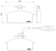 Комплект тормозных колодок HELLA PAGID 8DB 355 005-981