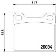 Комплект тормозных колодок HELLA PAGID 8DB 355 007-021