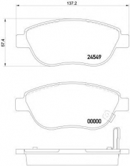 Комплект тормозных колодок HELLA PAGID 8DB 355 013-371