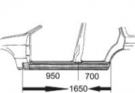 Порог VAN WEZEL 1837103