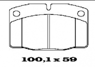 Комплект тормозных колодок FTE BL1174B2