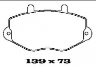 Комплект тормозных колодок FTE BL1324A1