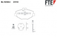 Комплект тормозных колодок FTE BL1829A4