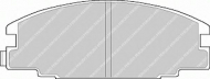 Комплект тормозных колодок FERODO FSL678