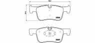 Комплект тормозных колодок BREMBO P 06 070