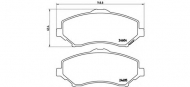 Комплект тормозных колодок BREMBO P 11 022