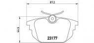 Комплект тормозных колодок BREMBO P 23 026