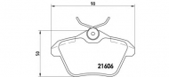 Комплект тормозных колодок BREMBO P 23 067