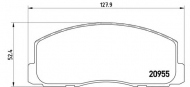 Комплект тормозных колодок BREMBO P 54 006