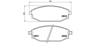 Комплект тормозных колодок BREMBO P 54 027