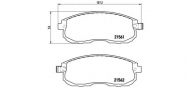 Комплект тормозных колодок BREMBO P 56 065