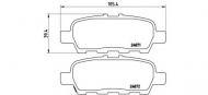 Комплект тормозных колодок BREMBO P 56 068