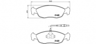 Комплект тормозных колодок BREMBO P 61 054