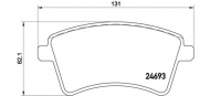 Комплект тормозных колодок BREMBO P 68 044