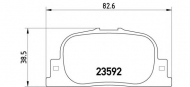 Комплект тормозных колодок BREMBO P 83 063