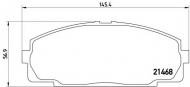 Комплект тормозных колодок BREMBO P 83 092