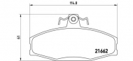 Комплект тормозных колодок BREMBO P 85 022