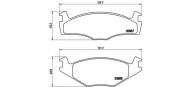 Комплект тормозных колодок BREMBO P 85 024