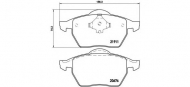 Комплект тормозных колодок BREMBO P 85 035