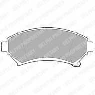 Комплект тормозных колодок DELPHI LP1609