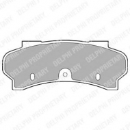 Комплект тормозных колодок DELPHI LP588