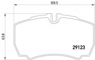 Комплект тормозных колодок HELLA 8DB 355 005-421