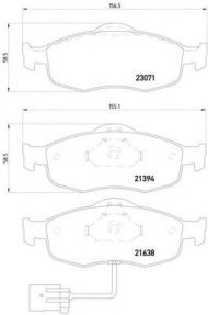 Комплект тормозных колодок HELLA 8DB 355 007-751