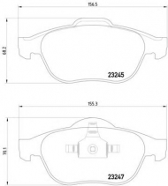 Комплект тормозных колодок HELLA 8DB 355 009-101